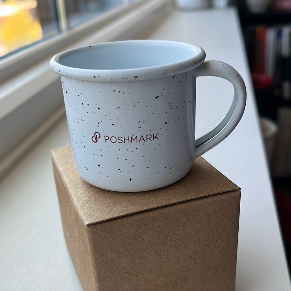 Cozy Mini Black and White Speckled Mug
